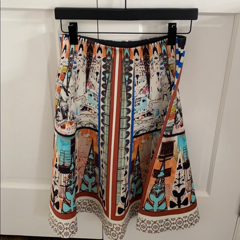 Clover Canyon Printed A-Line Skirt